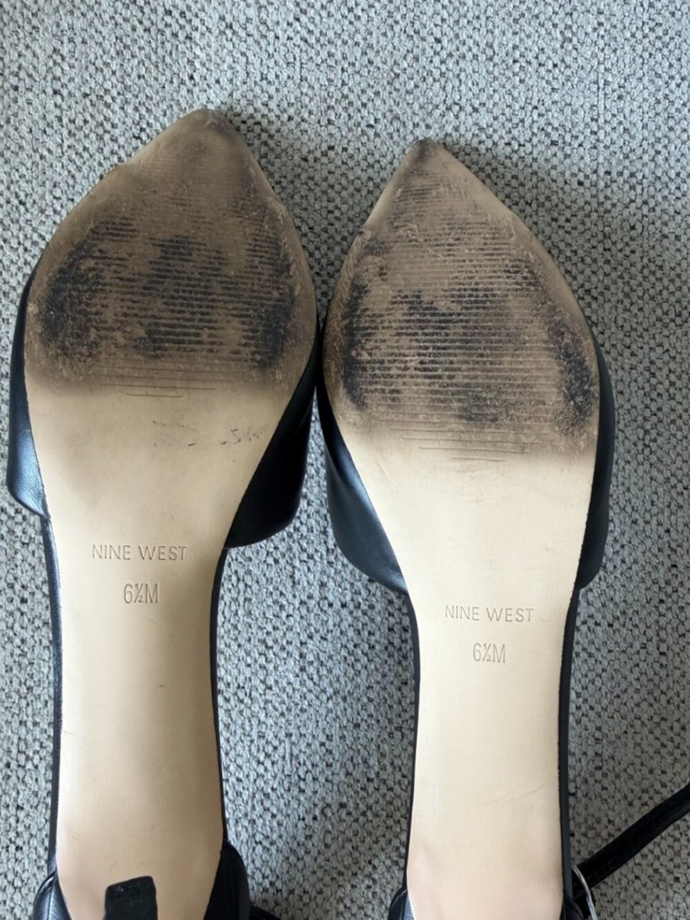 Nine West Women's Eright Pointy Toe Pump - Black Patent/Black Matte/Silver - Picture 8 of 8